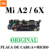Xiaomi Mi A2 2018 M1804D2SG M1804D2SI / Mi 6x 2018 - Placa de carga + microfono - ORIGINAL