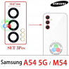 SAMSUNG A54 5G 2023 A546B A546 / M54 M546B M546 - CRISTAL LENTE SET 3 UNIDADES
