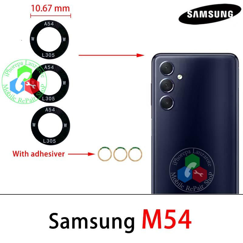 SAMSUNG A54 5G 2023 A546B A546 / M54 M546B M546 - CRISTAL LENTE SET 3 UNIDADES