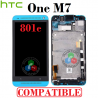 HTC ONE M7 / 801e - PANTALLA COMPATIBLE - AZUL