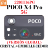 Xiaomi Poco X4 Pro 5G 2022 2201116PG ( version global ) - CRISTAL DE CAMARA + EMBELLECEDOR + CRISTAL PEQUEÑO