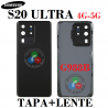 SAMSUNG S20 Ultra 4G / 5G 2020 G988B G988 - TAPA TRASERA - NEGRO + LENTE CRISTAL DE CAMARA
