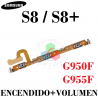 SAMSUNG s8 g950  G950F / S8 PLUS G955 G955F - FLEX POWER ENCENDIDO + VOLUMEN