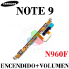 SAMSUNG Note 9 N960F N960 - FLEX POWER ENCENDIDO + VOLUMEN
