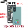 SAMSUNG S20 FE 4G G780F G780 / S20 FE 5G G781 G781B - TAPA TRASERA HQ CON LENTE - VERDE