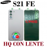 SAMSUNG S21 FE G990B G990 2021 - TAPA TRASERA HQ CON LENTE - BLANCO
