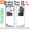 XIAOMI REDMI NOTE 10 4G M2103K19G / REDMI NOTE 10s 4G M2101K7BG - MARCO INTERMEDIO - ORIGINAL - PLATA