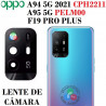 Oppo A94 5G 2021 CPH2211 / A95 5G  PELM00 / F19 Pro Plus - CRISTAL LENTE DE CAMARA