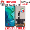 Huawei Nova 6 4G / NOVA 6 5G / Honor V30 / V30 Pro / Honor view 30 - PANTALLA COMPATIBLE SIN MARCO