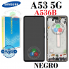 Samsung  A53 5G 2022 A536B A536 - Pantalla SERVICE PACK NEGRO
