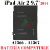 iPad Air 2 9.7" 2014 / A1566 / A1567 - BATERÍA COMPATIBLE