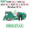 OPPO A54 5G / A55 5G / A74 5G / A93 5G / A94 5G / Realme 8 5G - SUB PLACA DE CARGA ORIGINAL
