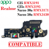Oppo Realme C25 ( RMX3191 ) / Realme C25s ( RMX3195 ) / Narzo 30a ( RMX3171 ) / Narzo 50a ( RMX3430 ) - PLACA DE CARGA compatibl