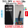 TCL 20Y 4G 2021 6156D / TCL 20e 6125 / Alcatel 1s 2021 6025 / 6128H - PANTALLA COMPATIBLE SIN MARCO