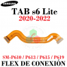 Samsung Tab S6 Lite 2020 P610 / P615 / S6 Lite 2022 P613 / P619 / S6 Lite 2024 P620 / P625 - FLEX DE CONEXION A PLACA BASE