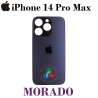 iPhone 14 Pro Max 2022 A2894 - TAPA TRASERA MORADO COMPATIBLE CON LOGO