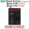 Oppo Find X3 Lite 5G 2021 CPH2145 / Reno 5 5G CPH2145 / Reno 4 SE PEAT00  " BLP811 " - BATERIA COMPATIBLE