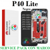 Huawei P40 Lite (JNY-L01A / JNY-L02A / JNY-L21A / JNY-L22A / JNY-L21B / JNY-L22B / JNY-LX1) - PANTALLA SERVICE PACK MARCO NEGRO