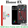 Huawei Honor 8X ( JSN-L21D - JSN-L21C ) 2018 - PANTALLA service pack con marco NEGRO