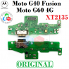 MOTOROLA MOTO G40 Fusion / Moto G60 4G XT2135 - PLACA DE CARGA - ORIGINAL