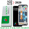 Oppo A52 2020 CPH2061 CPH2069 / A72 2020 CPH2067 - PANTALLA SERVICE PACK CON MARCO