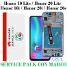 Huawei Honor 10 Lite / Honor 20 Lite / Honor 10i / Honor 20i / Honor 20e - PANTALLA SERVICE PACK CON MARCO AZUL