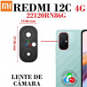 Xiaomi Redmi 12C 4G 2023 22120RN86G - cristal lente de cámara