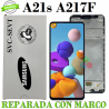 SAMSUNG A21s A217F A217 - PANTALLA ORIGINAL REPARADA CON MARCO