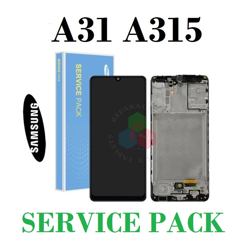 SAMSUNG A31 2020 A315F a315 - PANTALLA SERVICE PACK CON MARCO