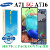 SAMSUNG A71 5G A716B a716 - PANTALLA service pack CON MARCO
