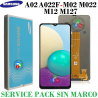 SAMSUNG A02 A022  M12 M127  M02 M022 -PANTALLA SIN MARCO