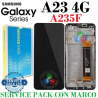 Samsung A23 4G 2022 A235F A235 - PANTALLA service pack CON MARCO