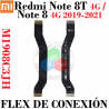 Xiaomi Redmi Note 8 4G 2019 M1908C3JH / Redmi Note 8T 4G 2019 / Redmi Note 8 4G 2021 - flex conexion a placa