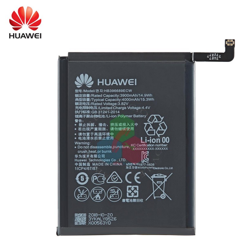 HUAWEI MATE 9 - 9 PRO / Y7 / Y7 2017 / Y7 prime / Y7 2019 /Y9 2018 / Y9 2019 / NOVA Lite PLUS / P40 LITE E - BATERÍA BULK