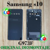 SAMSUNG S10 4G G973 G973F - TAPA TRASERA NEGRO ORIGINAL DESMONTAJE