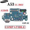SAMSUNG A53 5G 2022 A536B A536 - PLACA DE CARGA COMPATIBLE CON iC