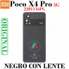Xiaomi Poco X4 Pro 5G 2022 2201116PG - TAPA TRASERA + LENTE CALIDAD ORIGINAL NEGRO