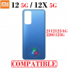 Xiaomi 12 5G 2022 2201123G / xiaomi 12x 5G 2112123AG - TAPA TRASERA COMPATIBLE AZUL