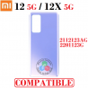 Xiaomi 12 5G 2022 2201123G / xiaomi 12x 5G 2112123AG - TAPA TRASERA COMPATIBLE VIOLETA