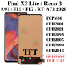 Oppo A91 2019 CPH2001 CPH2021 / F15 / F17 / Find X2 Lite / K7 / A73 2020 / Reno 3 - PANTALLA TFT HQ SIN MARCO