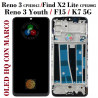OPPO Reno 3 2019 CPH2043 / Find X2 Lite 5G 2020 CPH2005 / Reno 3 Youth / F15 / K7 5G - PANTALLA OLED HQ CON MARCO