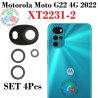Motorola Moto G22 4G 2022 XT2231-2 - CRISTAL LENTE  DE CÁMARA TRASERA set 4pcs