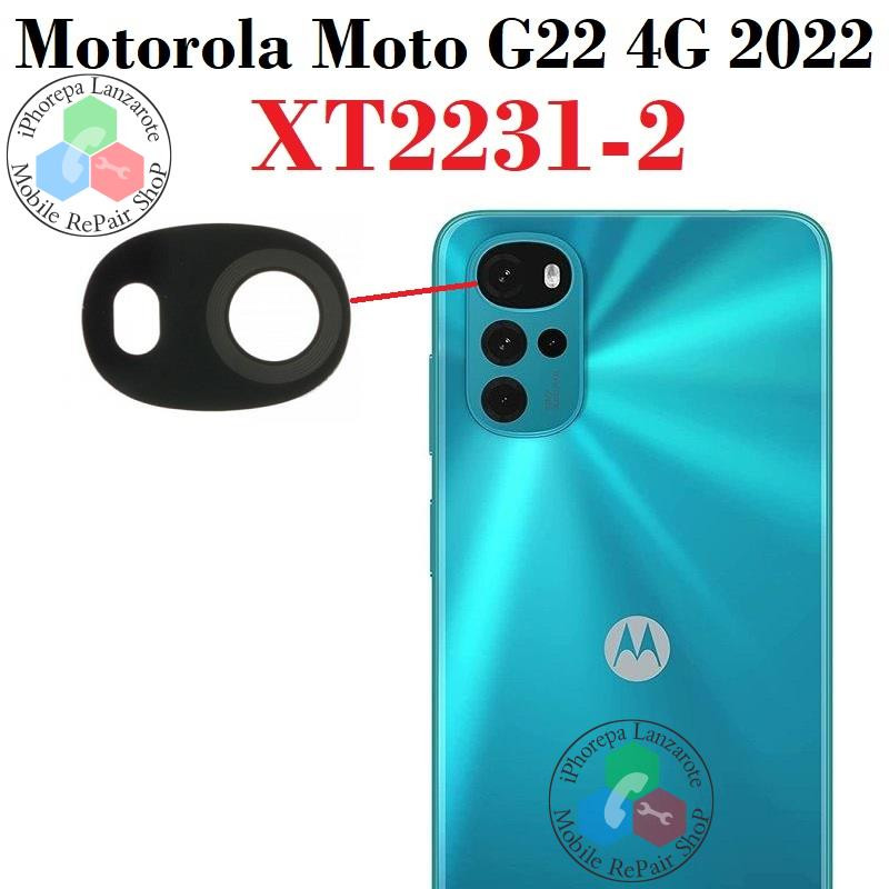 Motorola Moto G22 4G 2022 XT2231-2 - CRISTAL LENTE  DE CÁMARA TRASERA set 1pcs