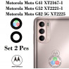 Motorola Moto G41 / G52 / G82 5G - CRISTAL LENTE  DE CÁMARA TRASERA 2pcs