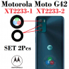 Motorola Moto G42 XT2233-1  XT2233-2 - CRISTAL LENTE  DE CÁMARA TRASERA set 2pcs