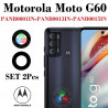 Motorola Moto G60 PANB0001IN / PANB0013IN / PANB0015IN - CRISTAL LENTE  DE CÁMARA TRASERA set 2 pcs