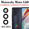 Motorola Moto G60 PANB0001IN / PANB0013IN / PANB0015IN - CRISTAL LENTE  DE CÁMARA TRASERA set 3 pcs