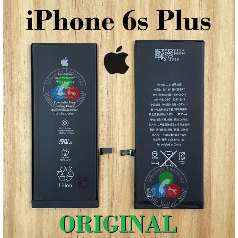 iPhone 6s PLUS - BATERÍA calidad original Montaje Sin Montaje