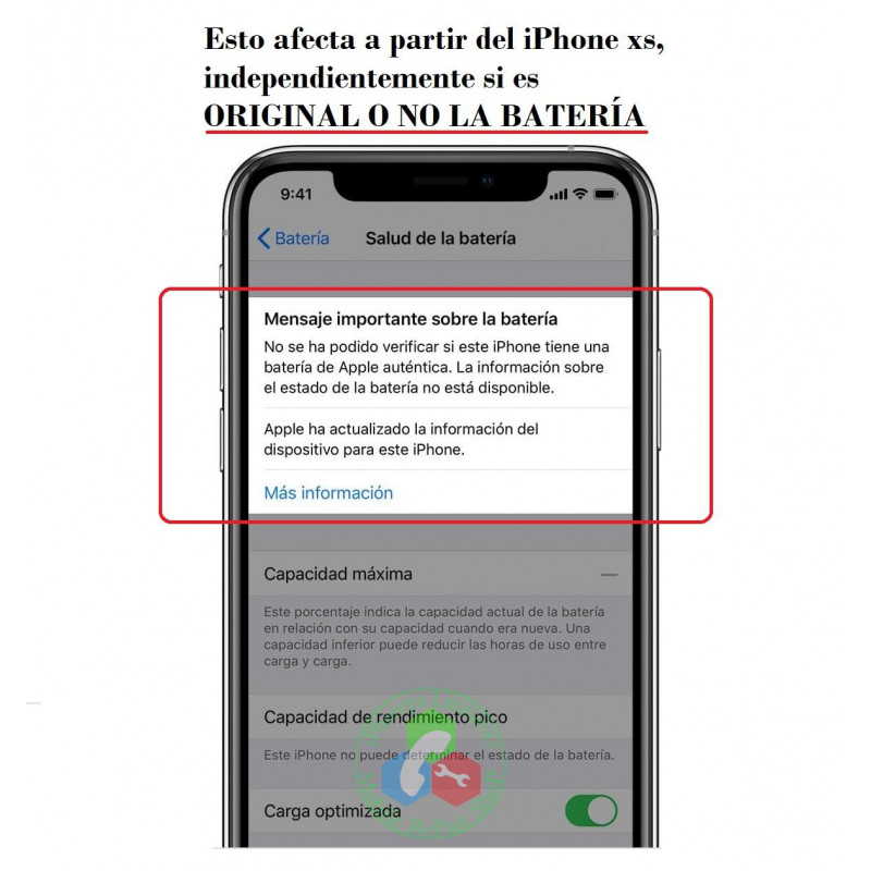 iPhone 14 Pro 5G 2022 A2890 - BATERIA calidad compatible HQ