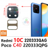 Xiaomi Redmi 10C 4G 2022 220333QAG / 220333QNY / Poco C40 4G 2022 220333QPG - cristal LENTE de cámara